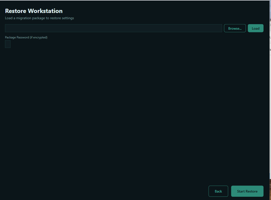 Restore Complete