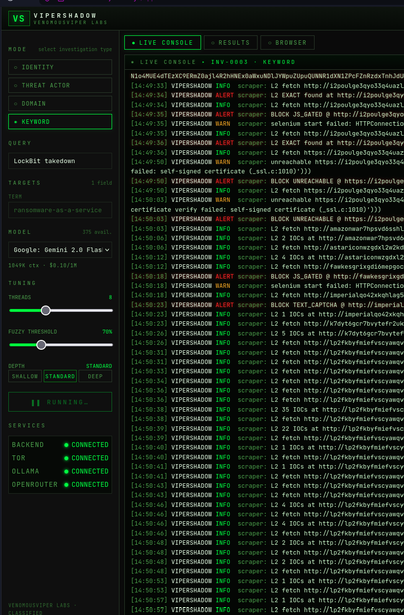 Live Console